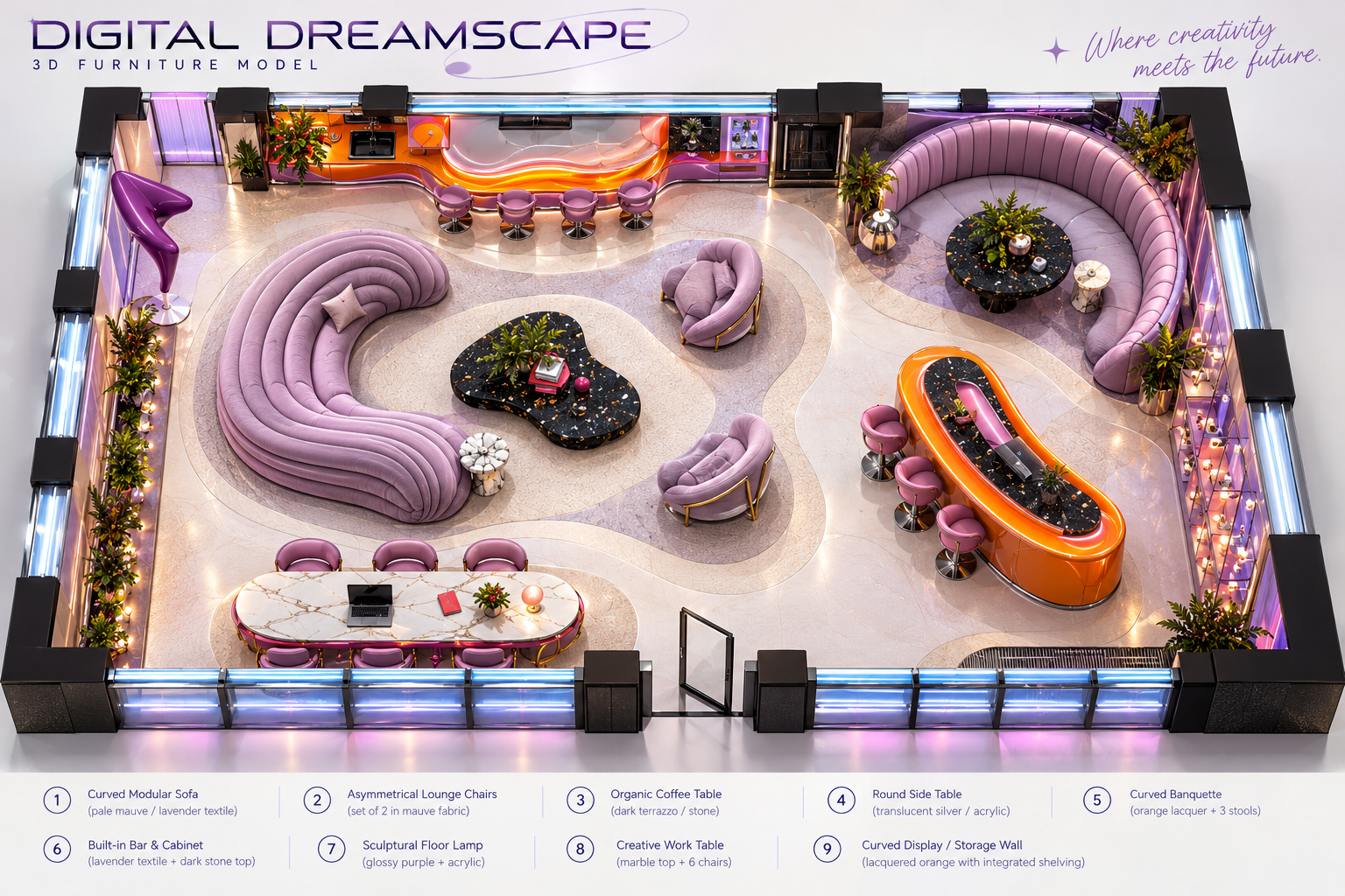 Digital Dreamscape design board